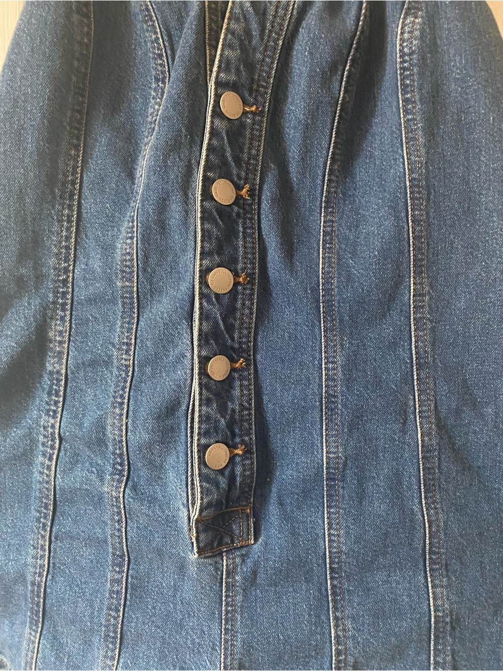Universal Thread Y2k Festival Boho Chic Denim Halter Retro Romper 8 - Picture 3 of 7